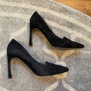 Nine West Black Suede Heels